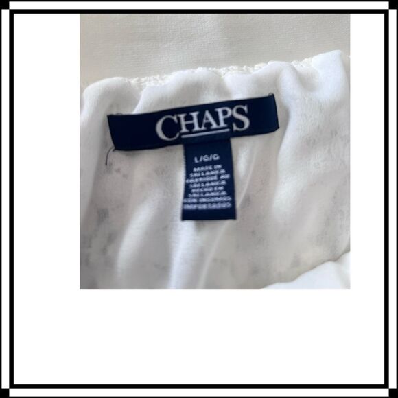 EUC! Chaps Lace Skirt, Size large - Picture 3 of 3